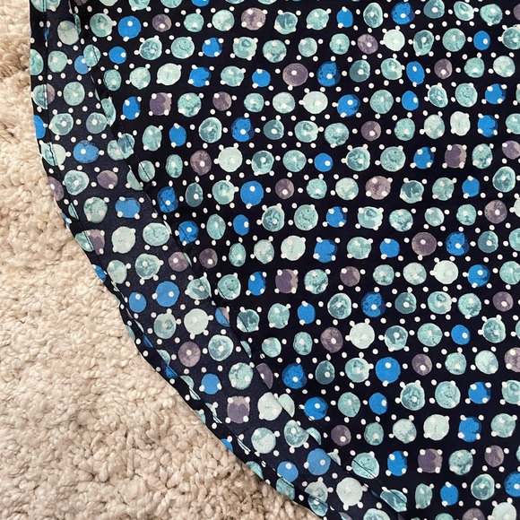 Attention Womens Polka Dot Short Sleeve Blouse - Picture 2 of 6